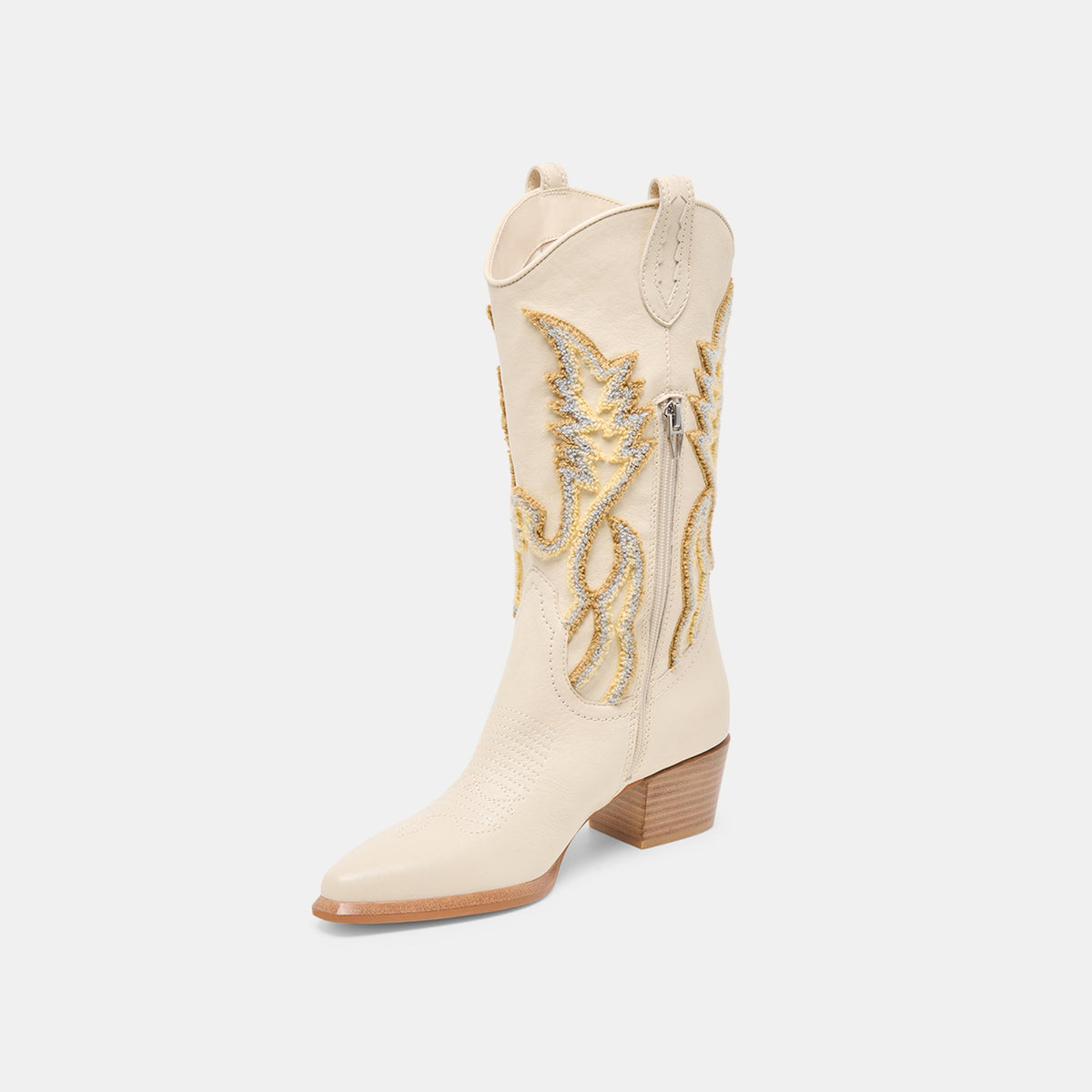 Vila Ivory Leather Boots - Dolce Vita