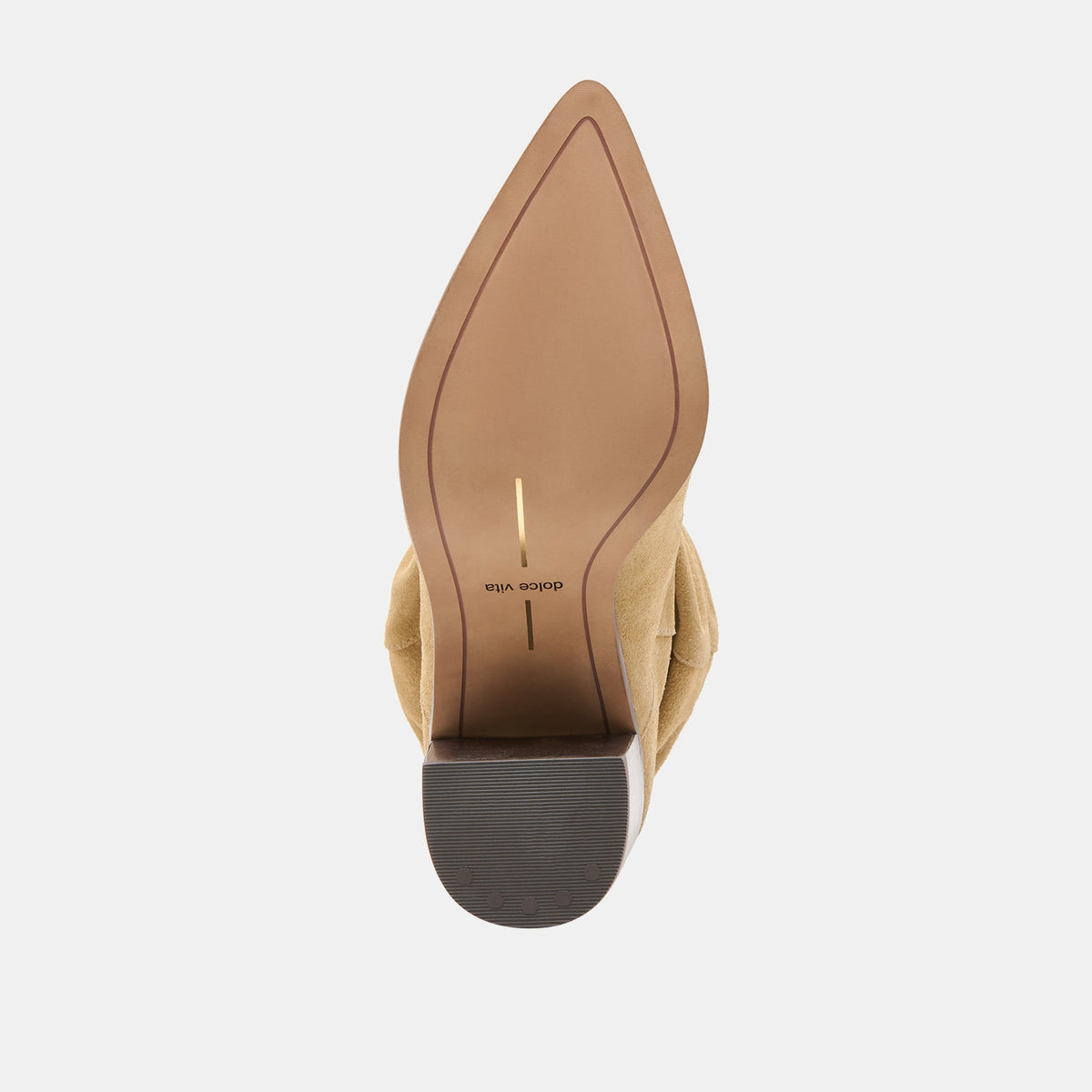 Talina Dk Taupe Suede Boots - Dolce Vita