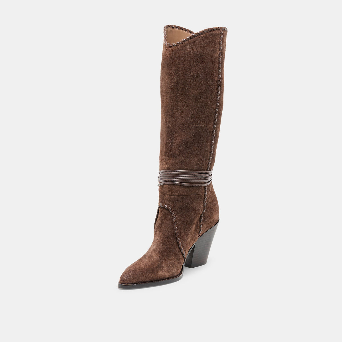 Jody Dk Brown Suede Boots - Dolce Vita