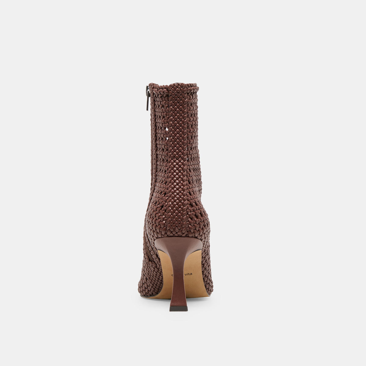 Embry Brown Woven Stella Booties - Dolce Vita