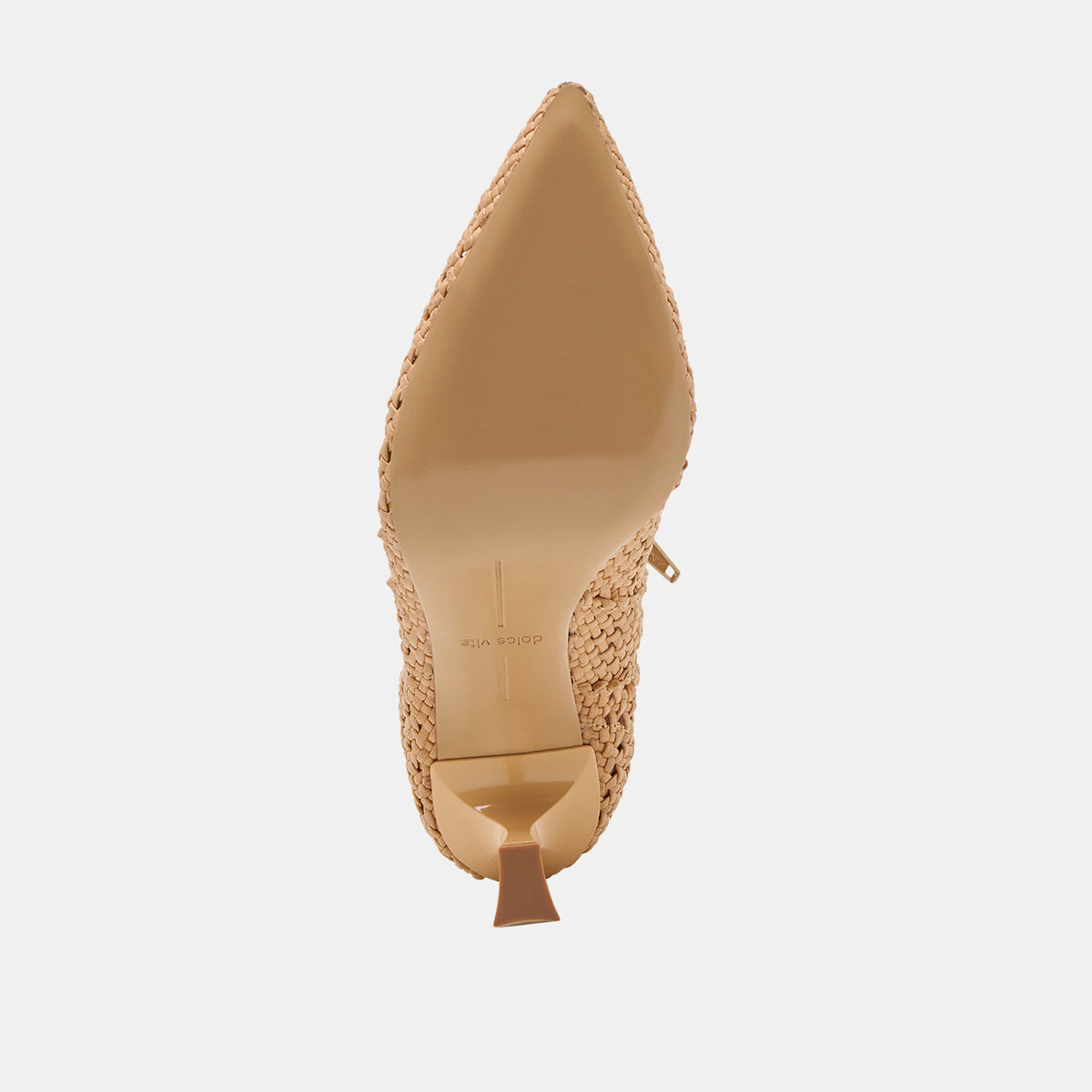 Lonni Tan Woven Leather Booties - Dolce Vita