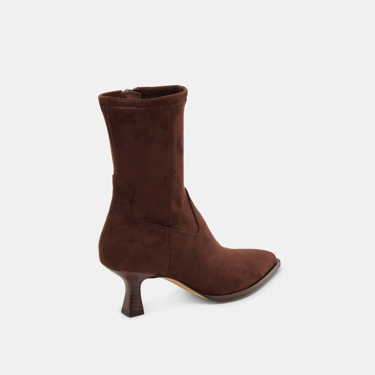 ARYA WIDE CALF BOOTS DK BROWN STELLA SUEDE - Dolce Vita