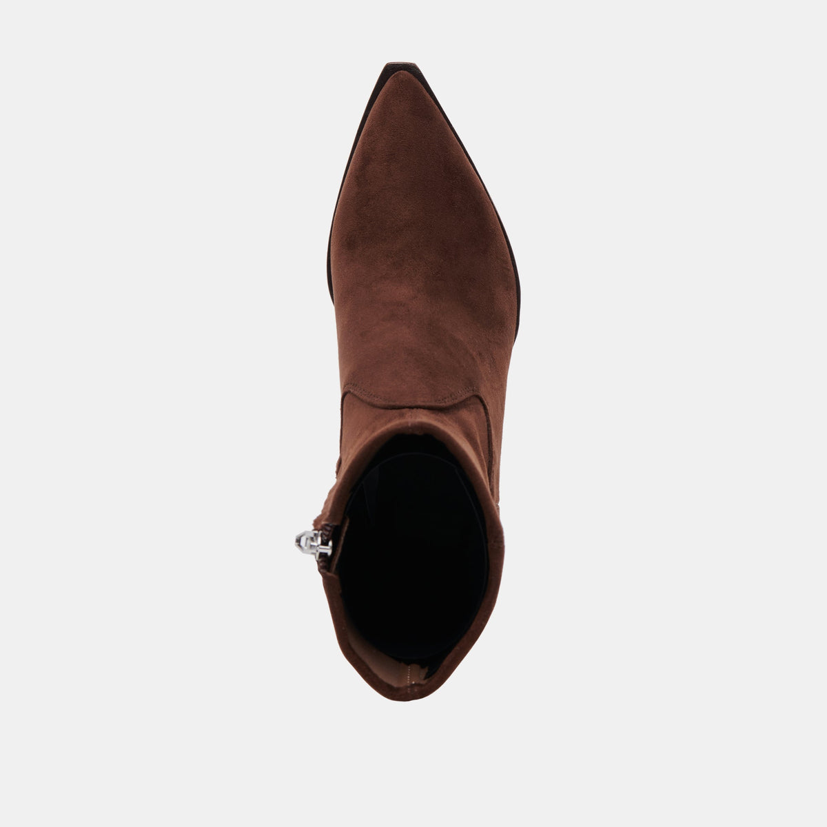 ARYA WIDE CALF BOOTS DK BROWN STELLA SUEDE - Dolce Vita