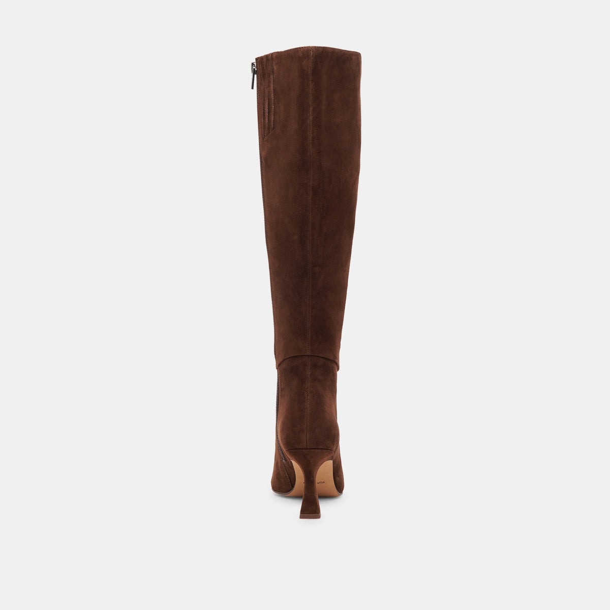 Gyra Extra Wide Calf Brown Suede Boots - Dolce Vita