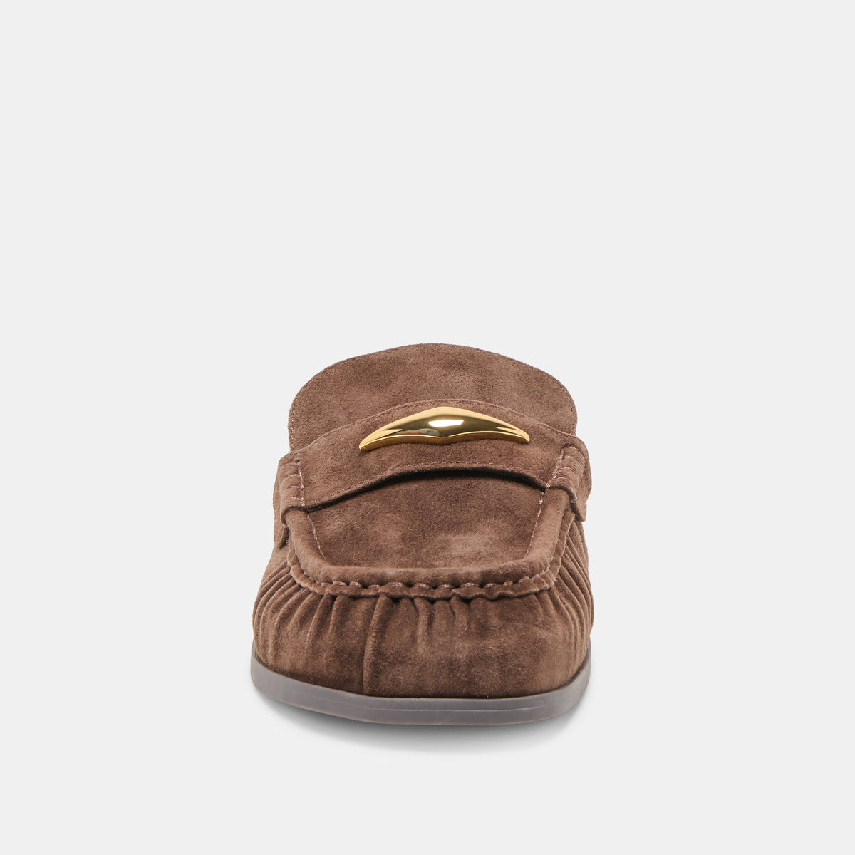 Jodero Dk Brown Suede Flats - Dolce Vita