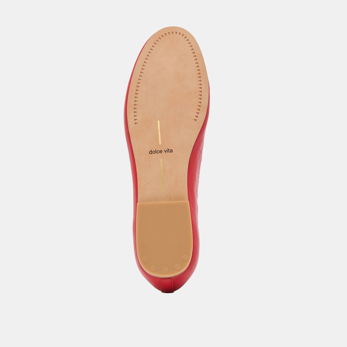 Ritla Cherry Leather Ballet Flats - Dolce Vita