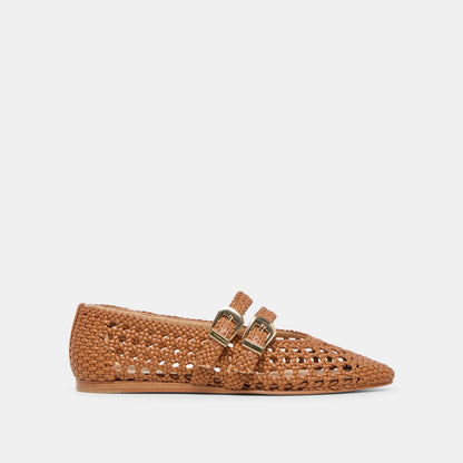 Baylee Saddle Woven Stella Ballet Flats - Dolce Vita