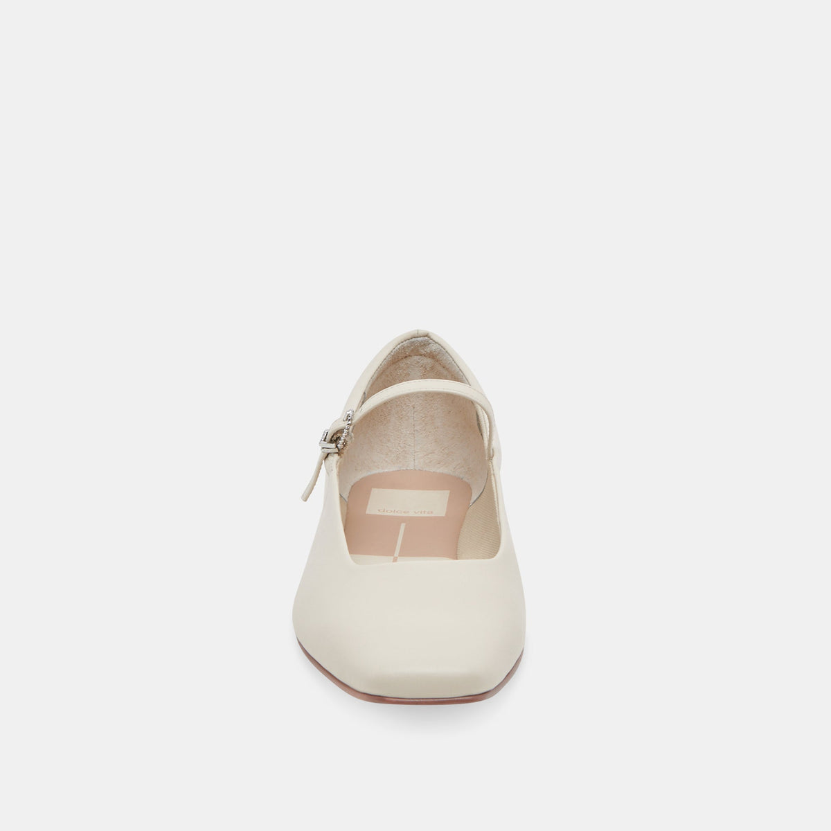 Reyes Ivory Leather Ballet Flats - Dolce Vita
