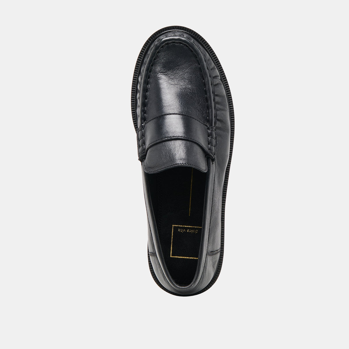 Bodi Black Leather Loafers - Dolce Vita