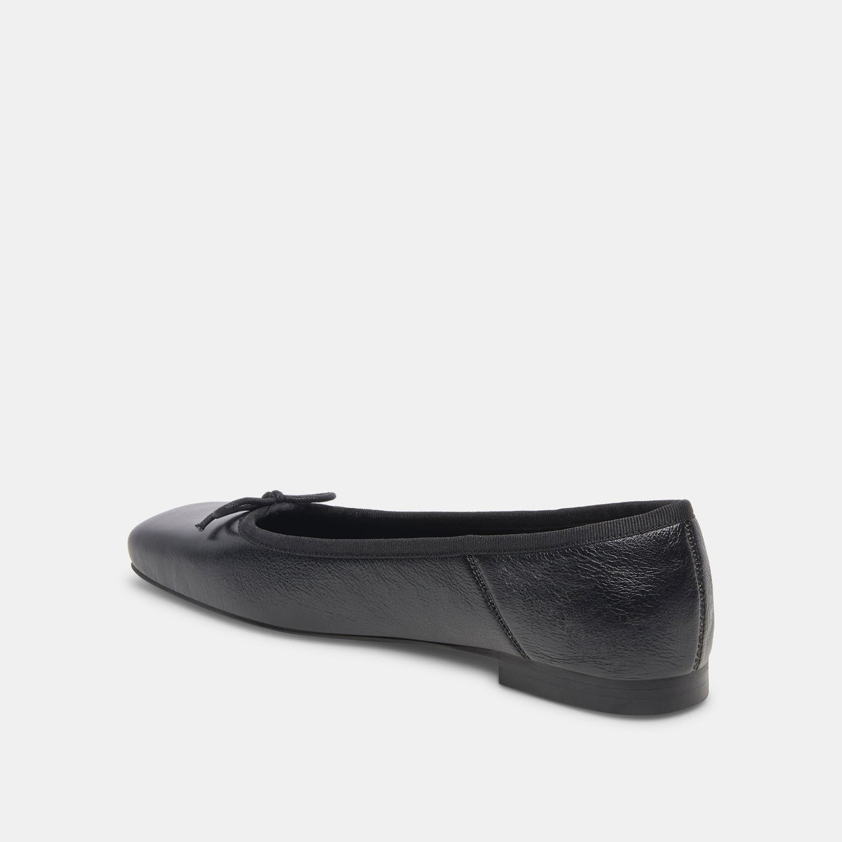 ANISA Ballet Flats Black Leather - Dolce Vita