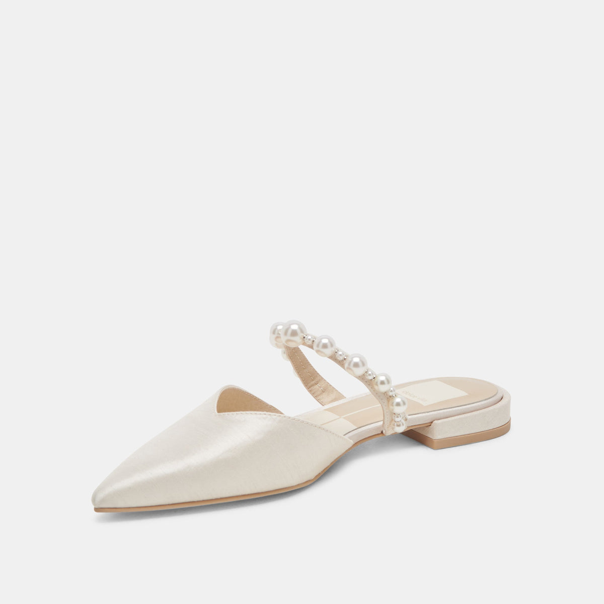 KANIKA PEARL FLATS VANILLA PEARLS - Dolce Vita