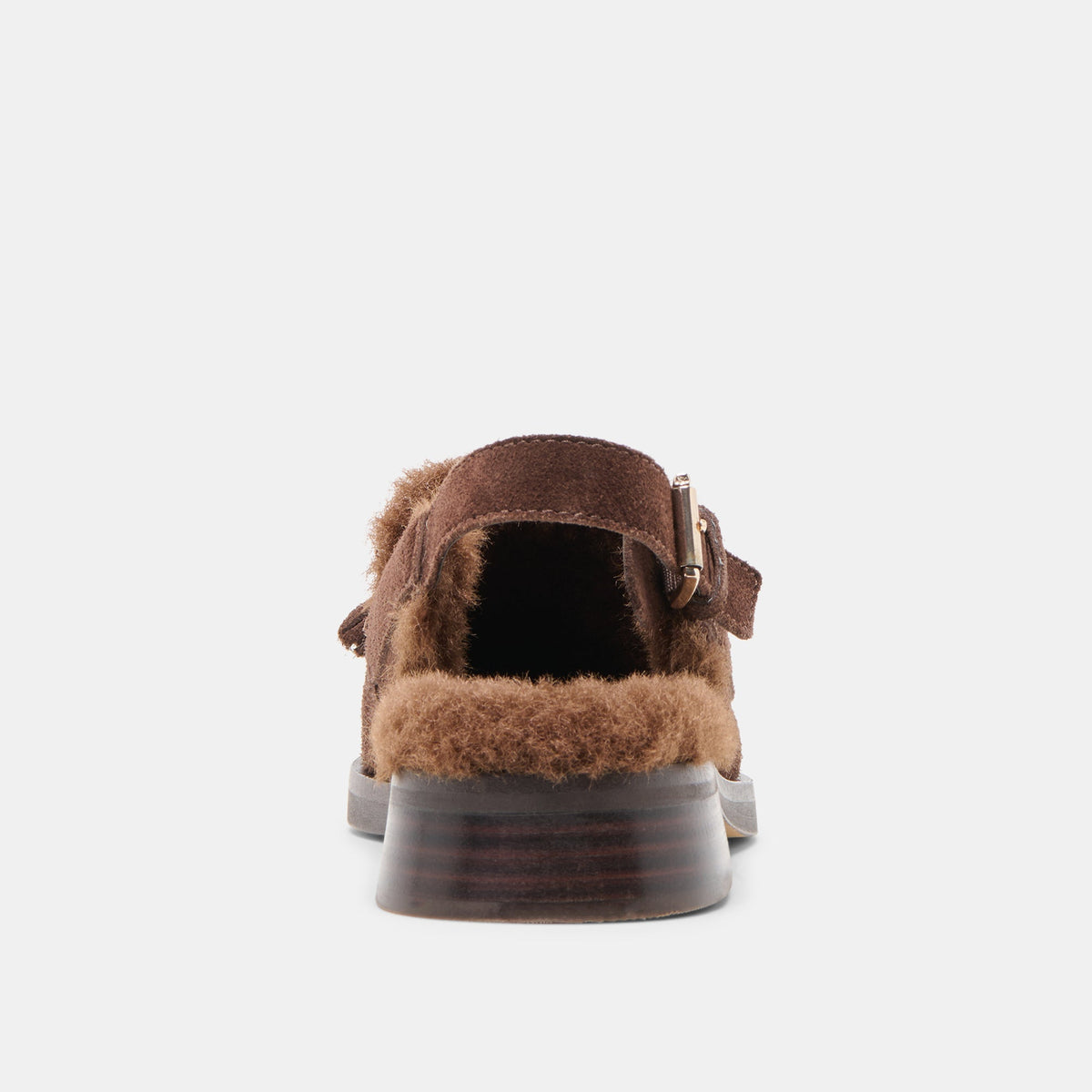 Hamlit Plush Dk Brown Suede Loafers - Dolce Vita
