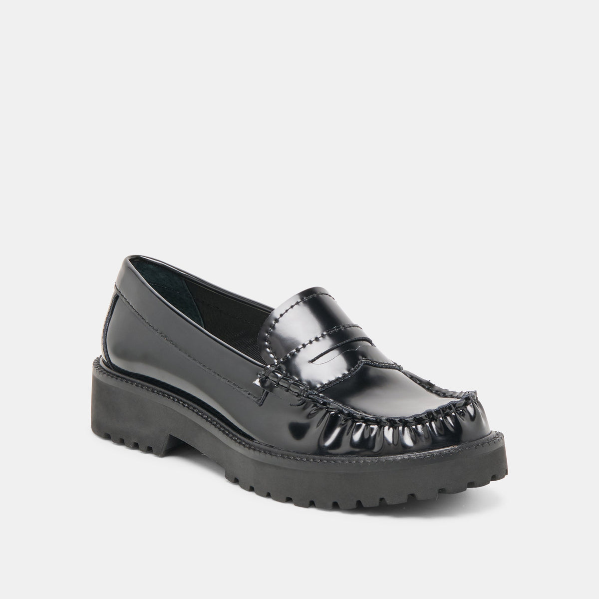 Merek Midnight Boxleather Loafers - Dolce Vita