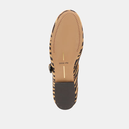 Roslyn Tiger Calf Hair Ballet Flats - Dolce Vita