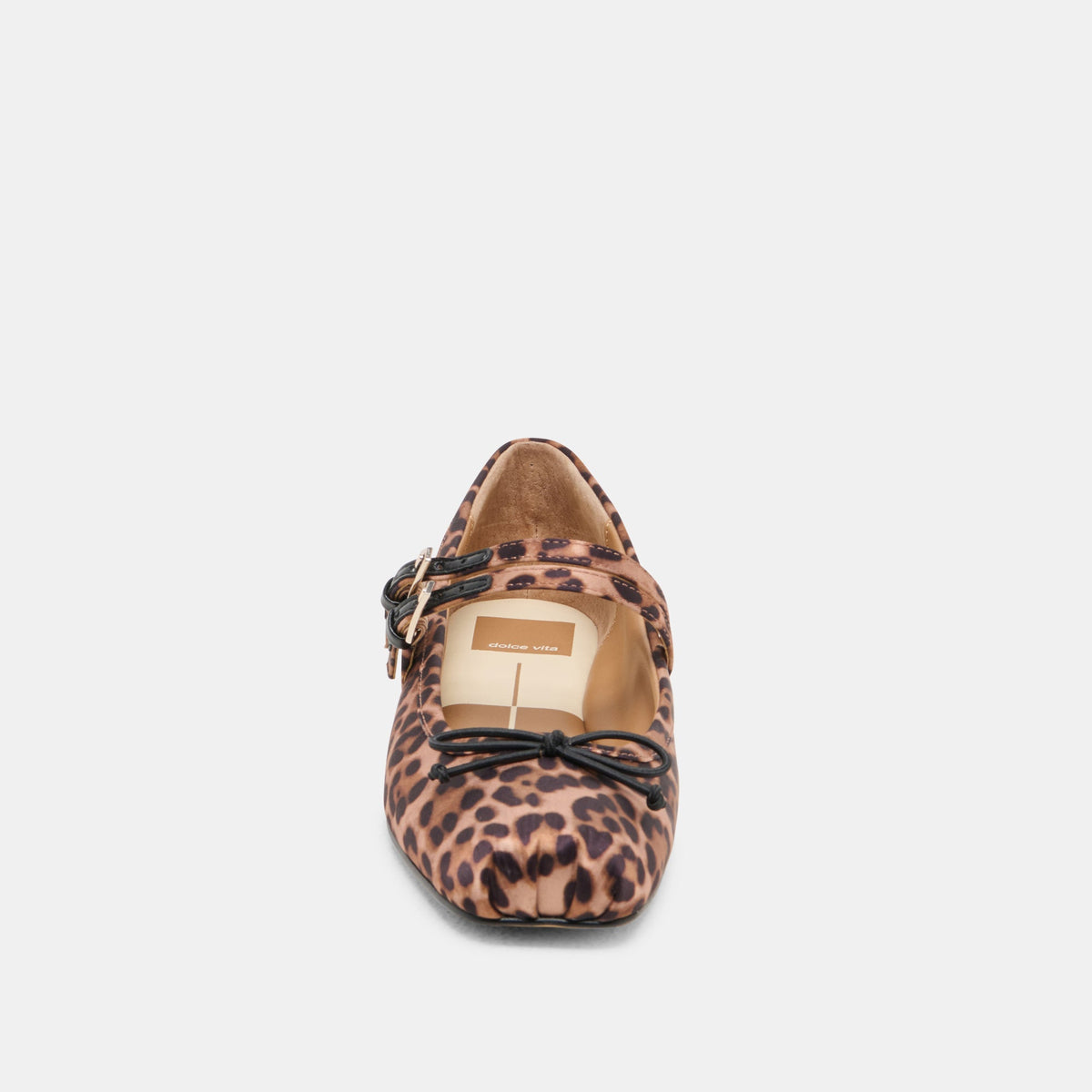 Gibsen Dk Leopard Satin Ballet Flats - Dolce Vita