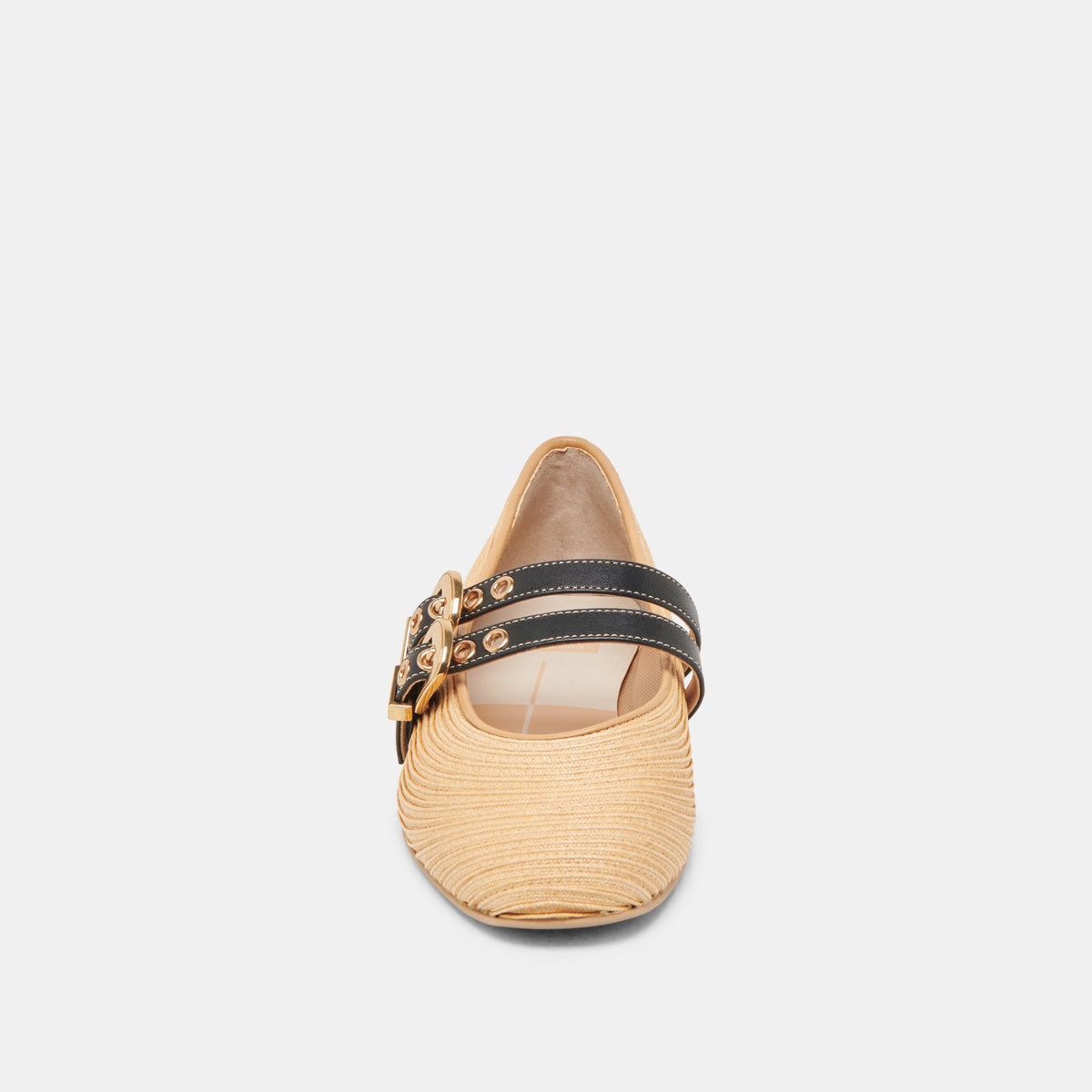 BAYLEE BALLET FLATS NATURAL RAFFIA - Dolce Vita