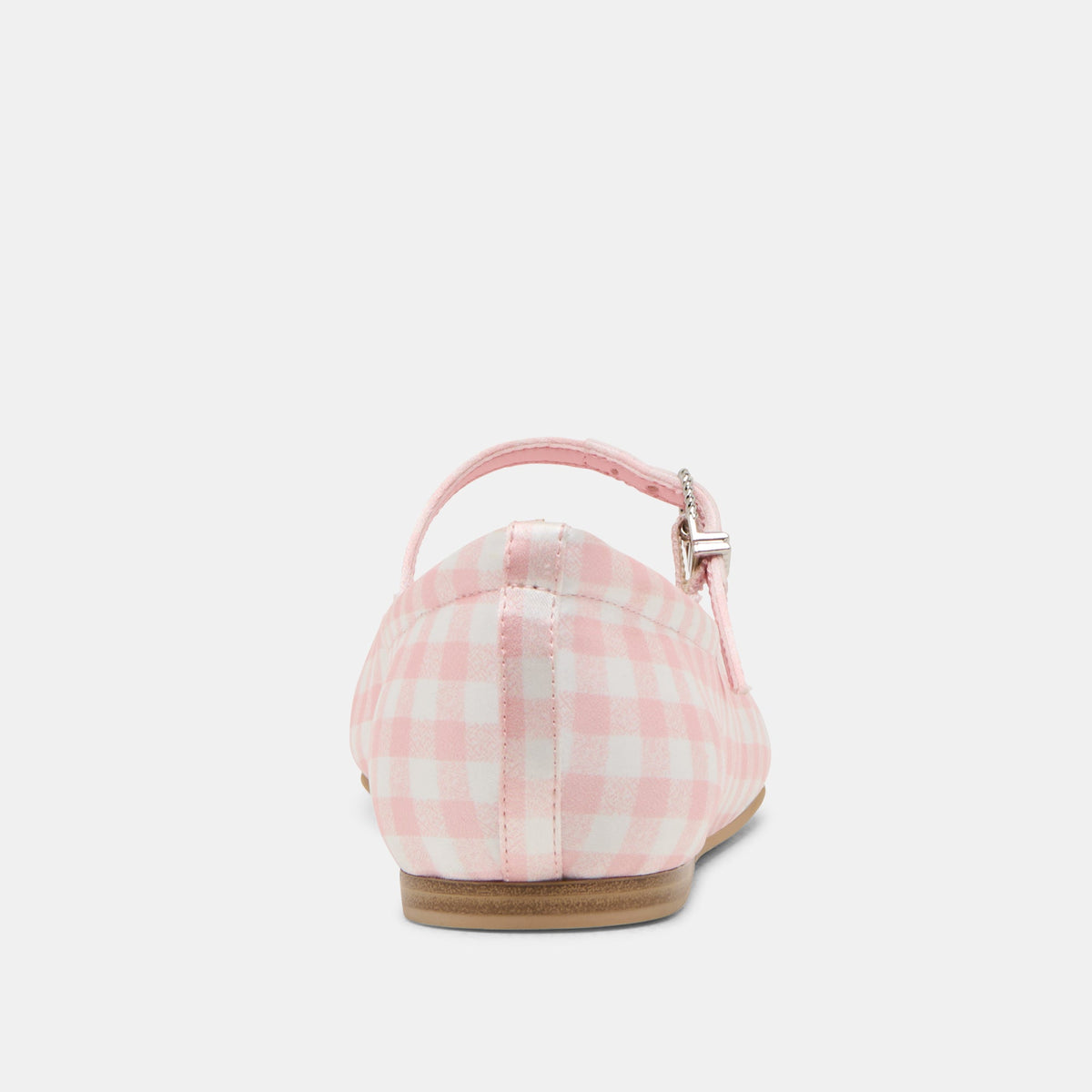 Reyes X Byrdie Golf Pink Plaid Gingham Ballet Flats - Dolce Vita