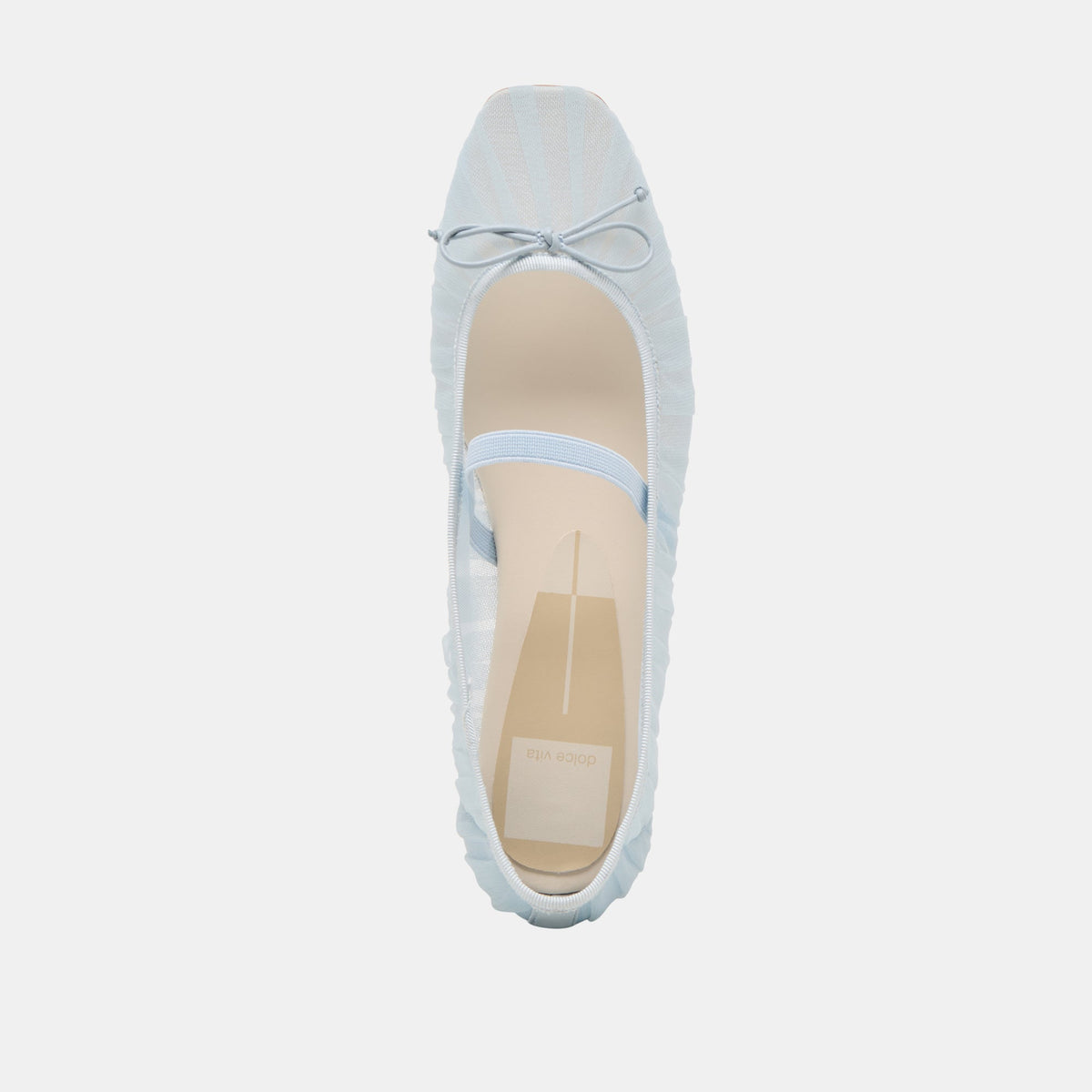 Raeven Light Blue Tulle Ballet Flats - Dolce Vita