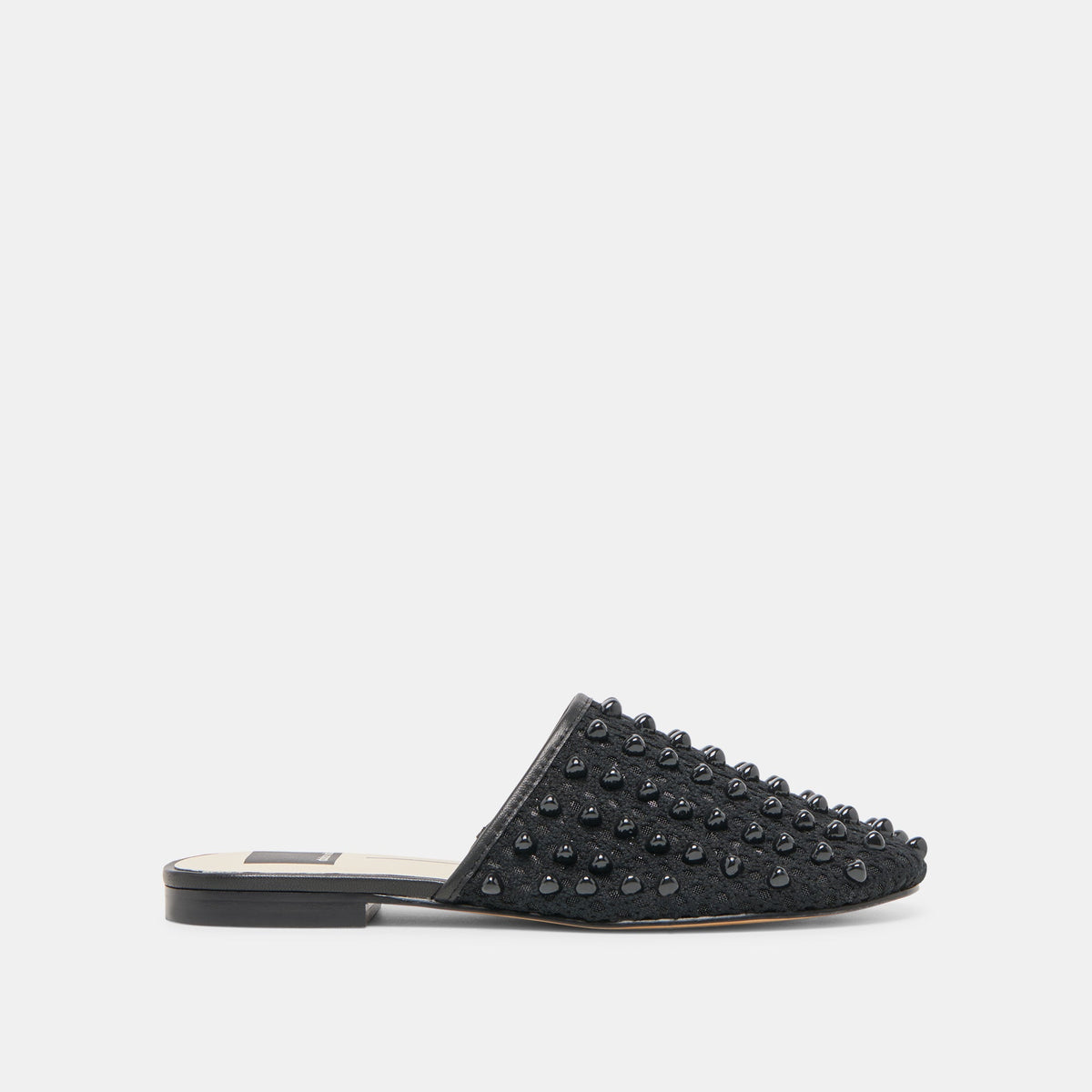 Rova Bead Onyx Beaded Mesh Flats - Dolce Vita