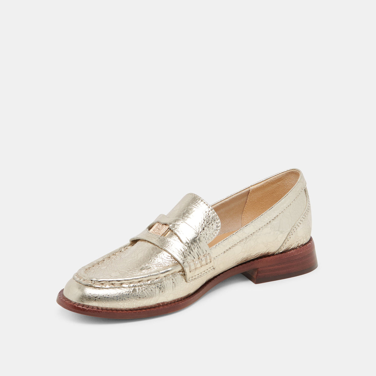 HILLY WIDE LOAFERS PLATINUM COIN - Dolce Vita