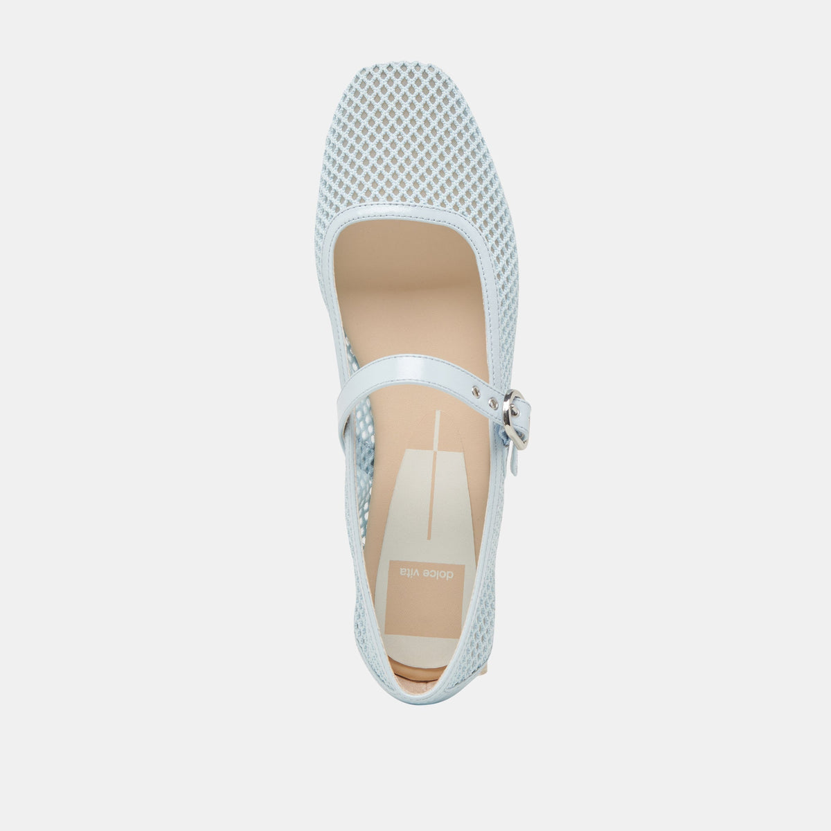 RODNI MESH BALLET FLATS LIGHT BLUE MESH - Dolce Vita