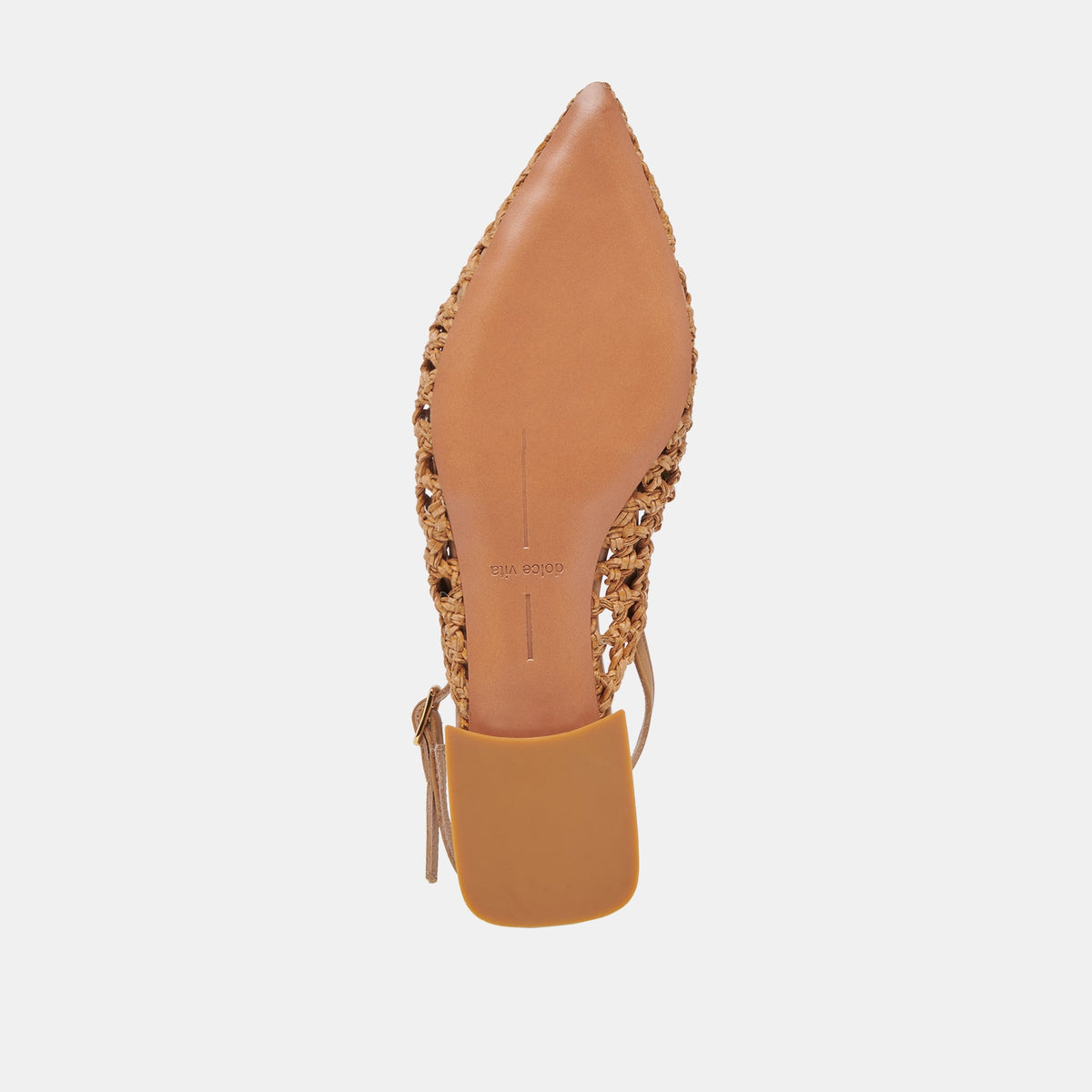 CYNDI FLATS NATURAL WOVEN - Dolce Vita