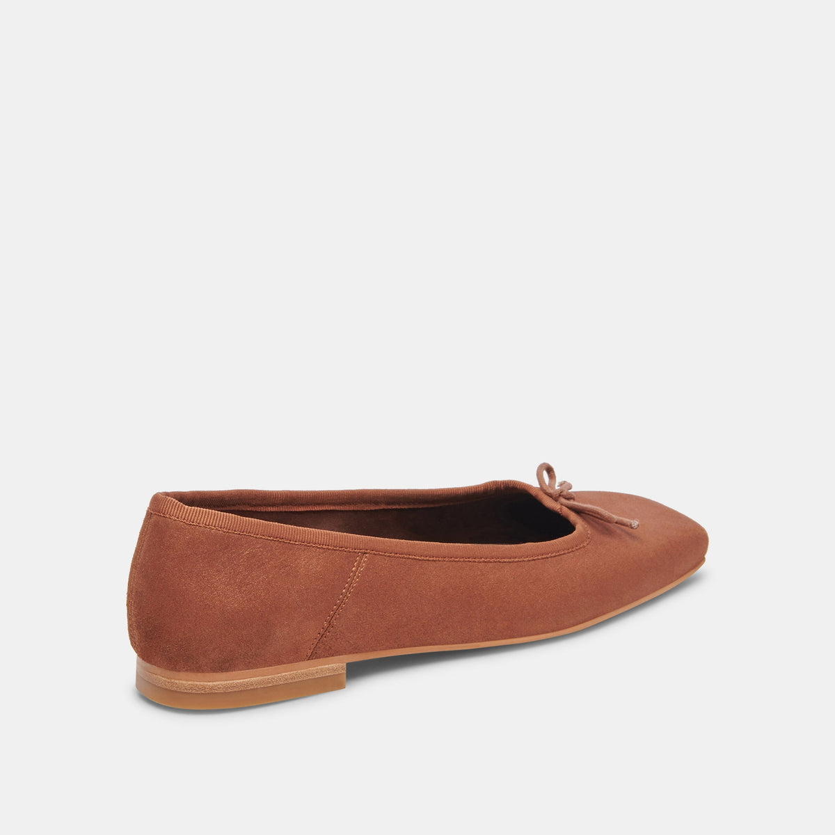 Anisa Wide Ballet Flats Copper Metallic Suede - Dolce Vita