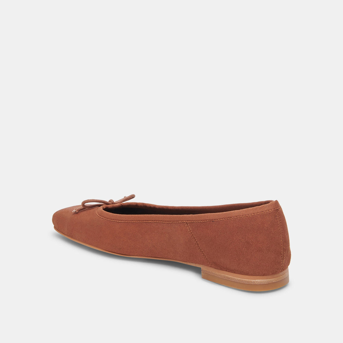 Anisa Wide Ballet Flats Copper Metallic Suede - Dolce Vita