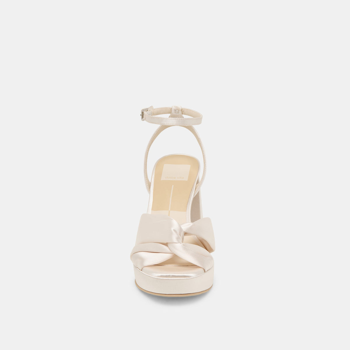 PARLO HEELS IVORY SATIN - Dolce Vita