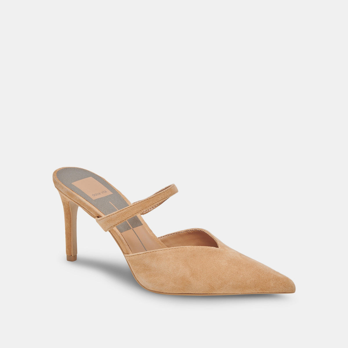 KANIKA HEELS TAN SUEDE - Dolce Vita