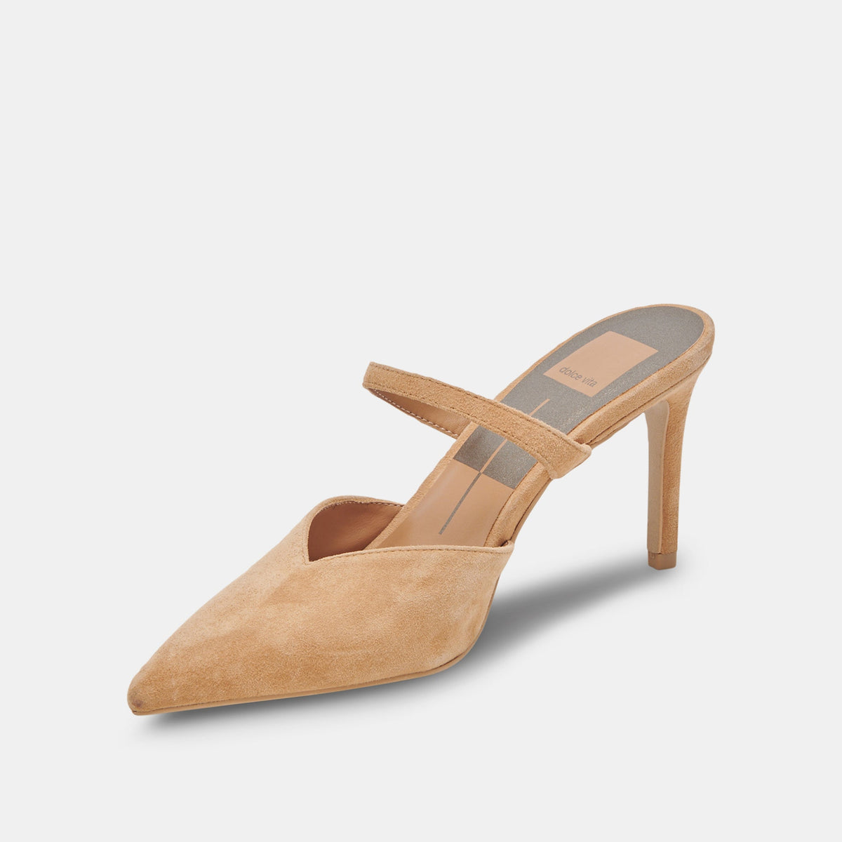KANIKA HEELS TAN SUEDE - Dolce Vita