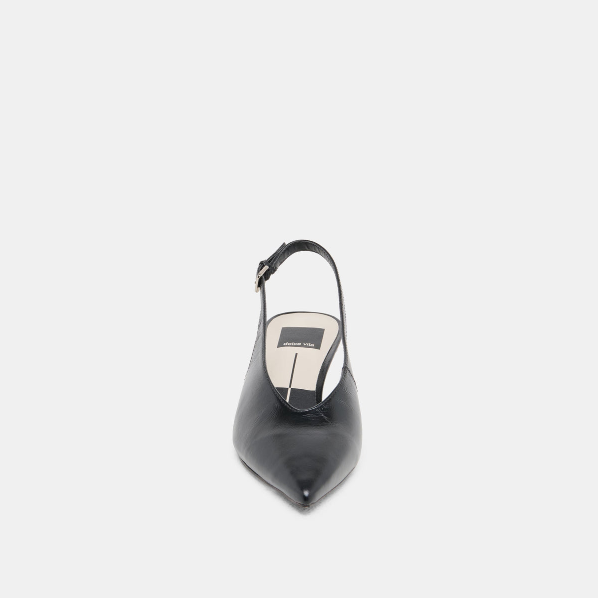 ALENNA HEELS MIDNIGHT CRINKLE PATENT - Dolce Vita