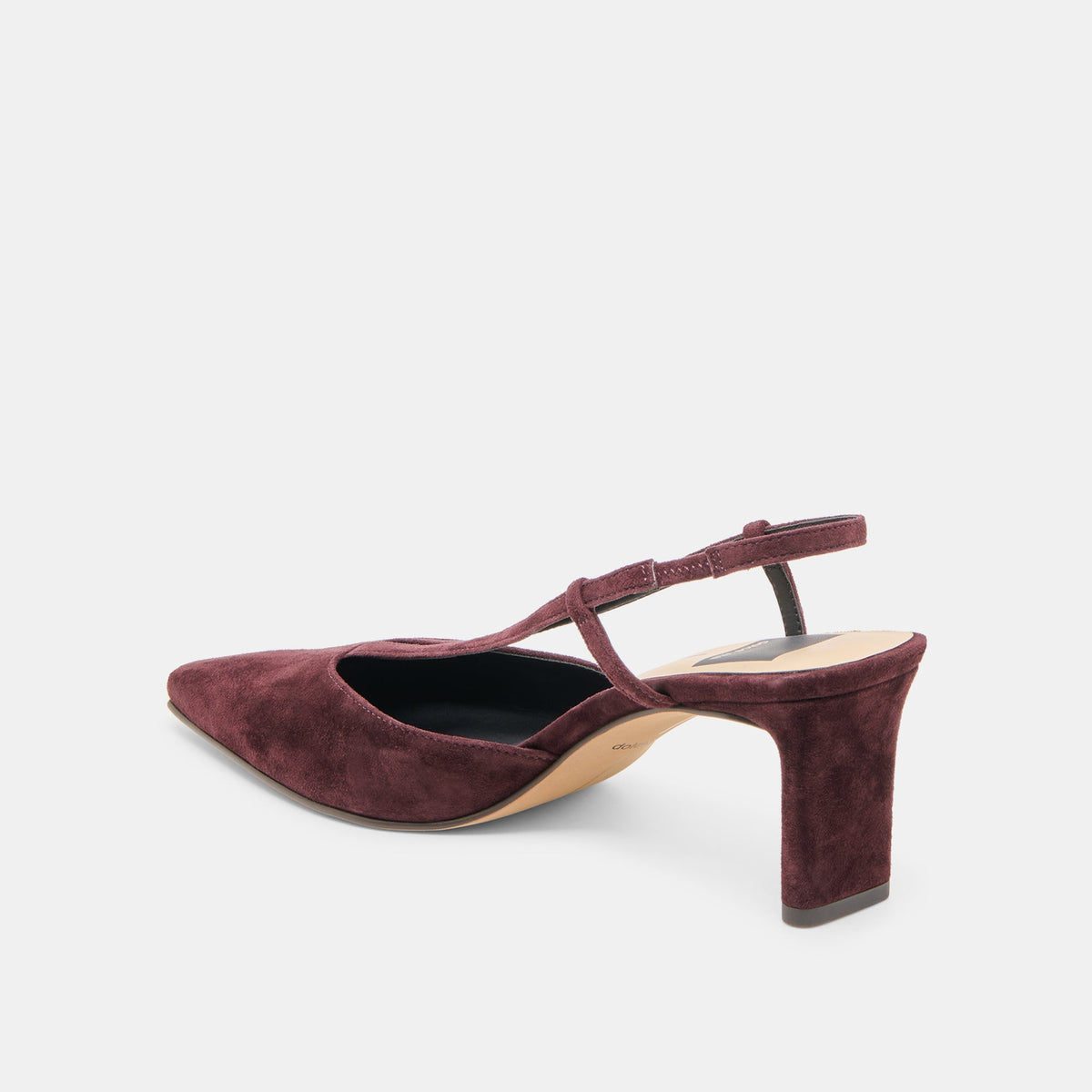 Ginay Mulberry Suede Heels - Dolce Vita