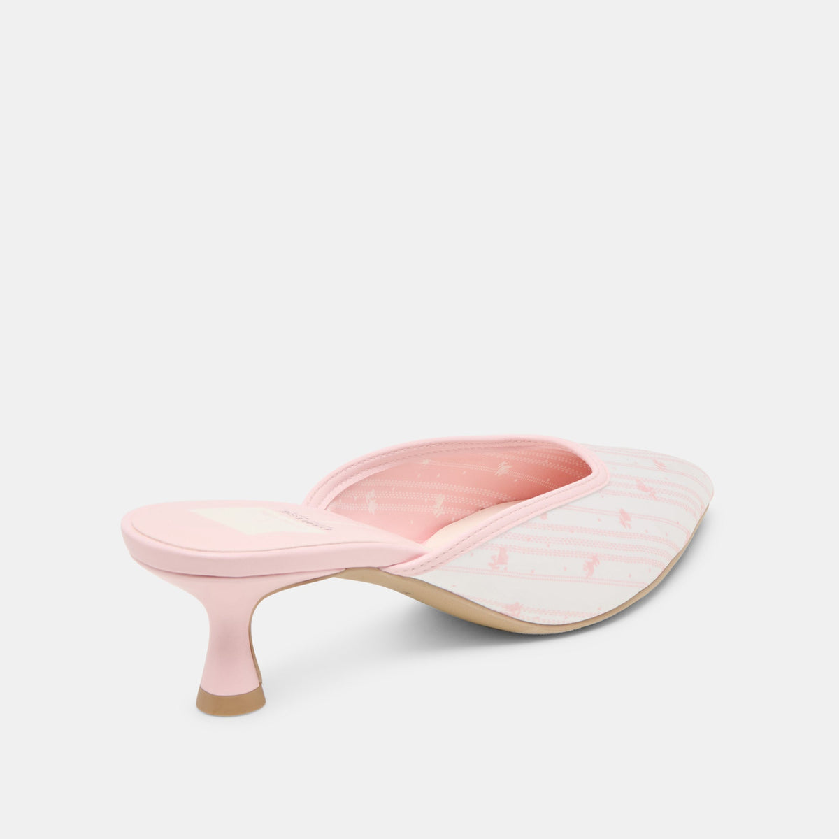 Cleo X Byrdie Gold Pink Floral Satin Heels - Dolce Vita