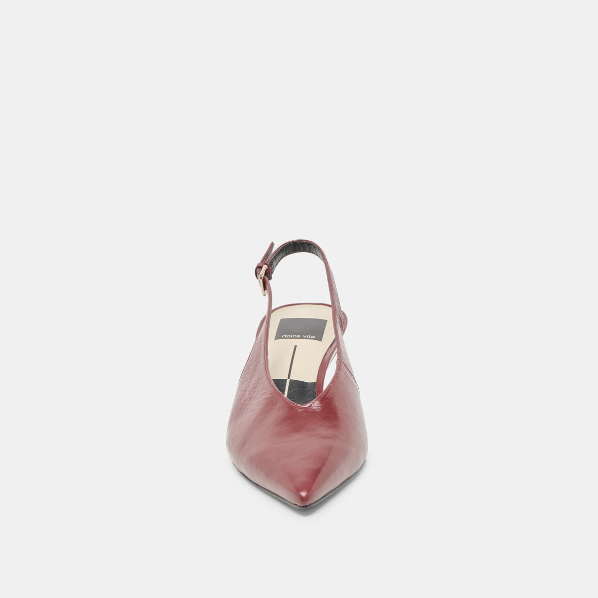 Alenna Oxblood Crinkle Heels - Dolce Vita