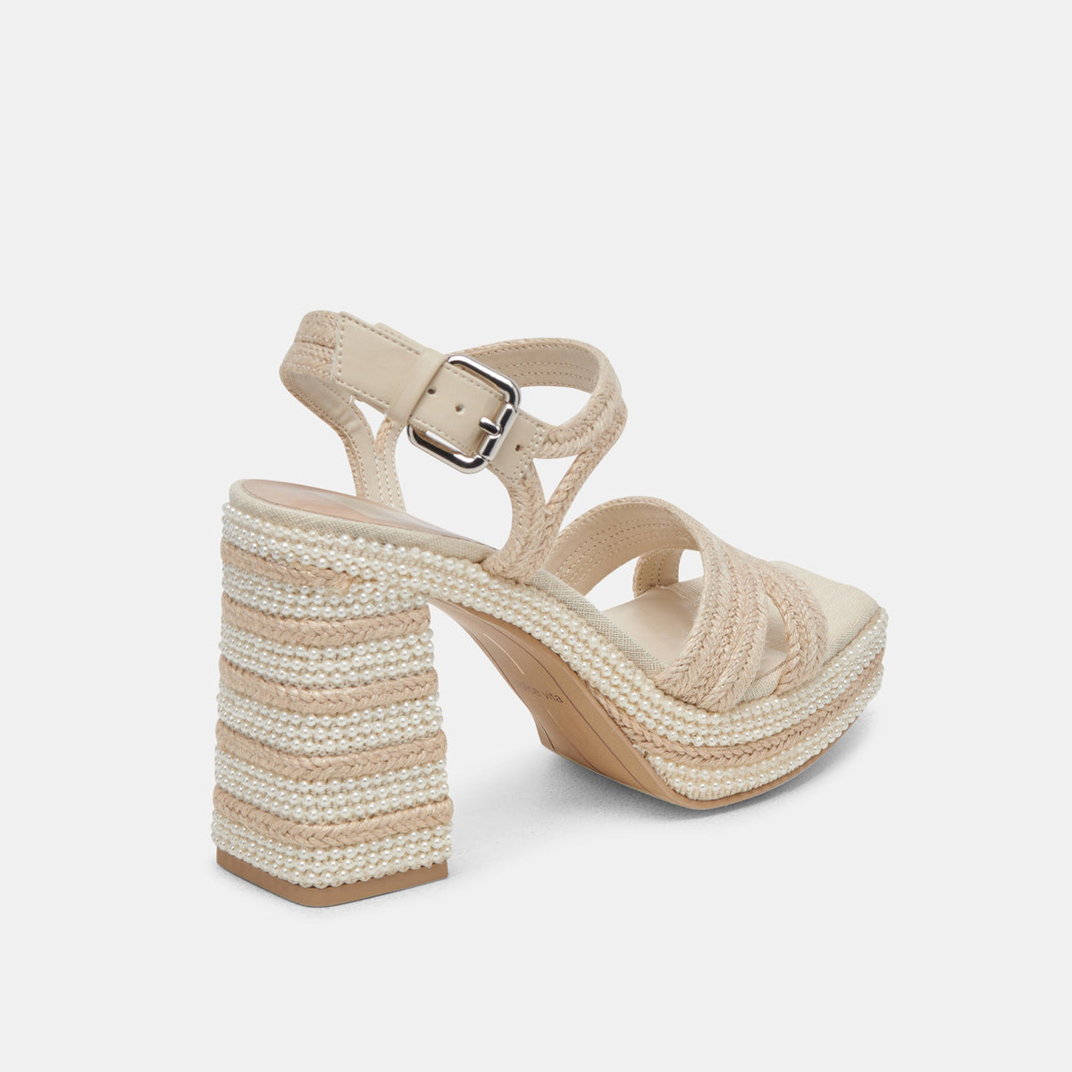 ANIRA Ivory Pearl Heels - Dolce Vita