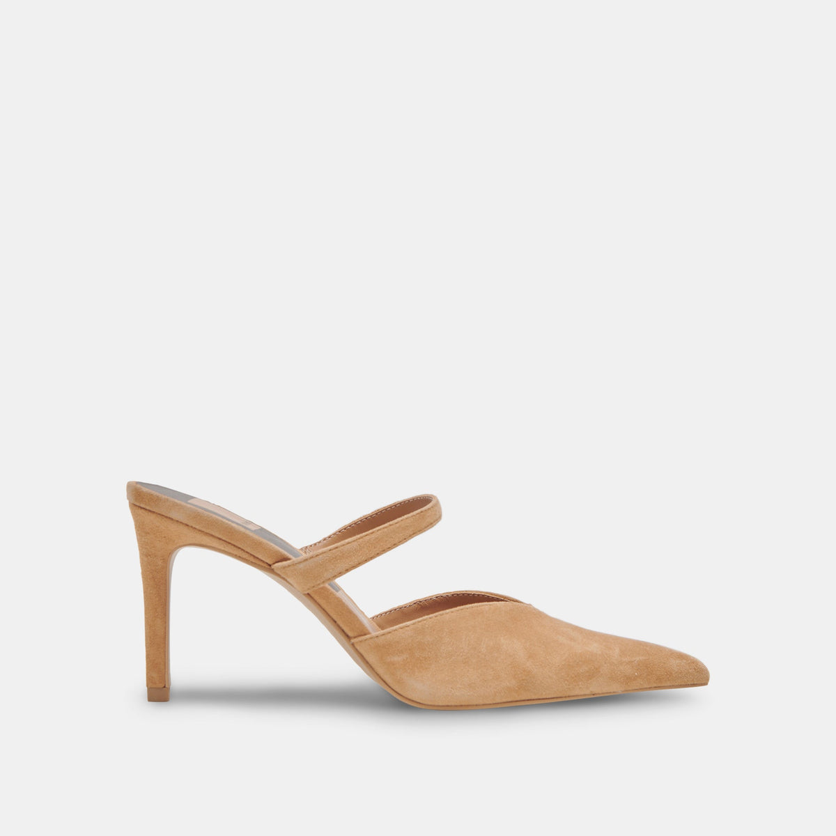 KANIKA WIDE HEELS TAN SUEDE - Dolce Vita