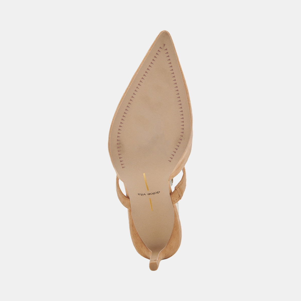 KANIKA WIDE HEELS TAN SUEDE - Dolce Vita