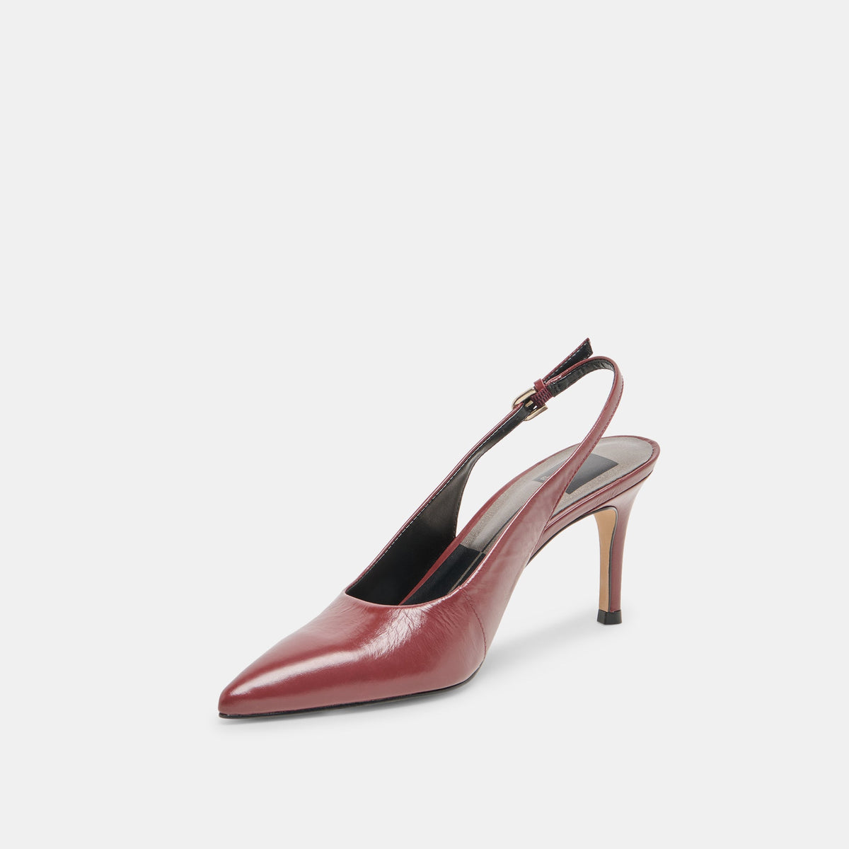 Elasi Oxblood Crinkle Heels - Dolce Vita