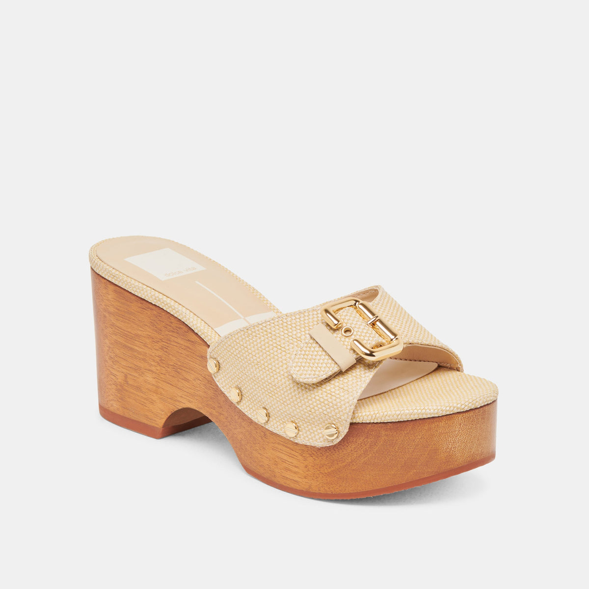 YALAH HEELS LT NATURAL RAFFIA - Dolce Vita
