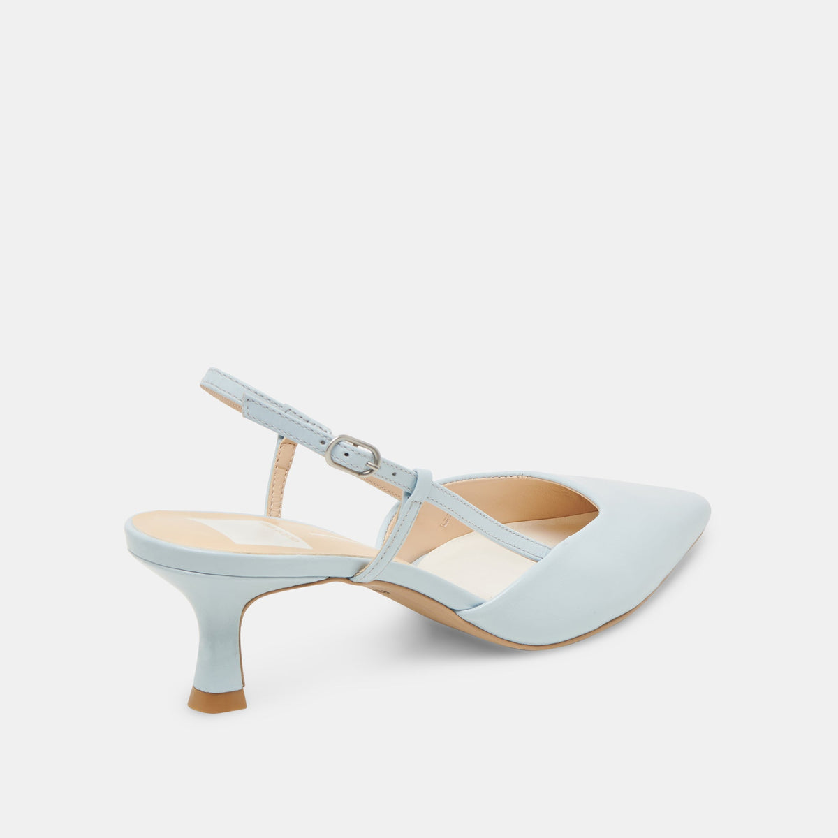 Odela Ice Blue Leather Heels - Dolce Vita