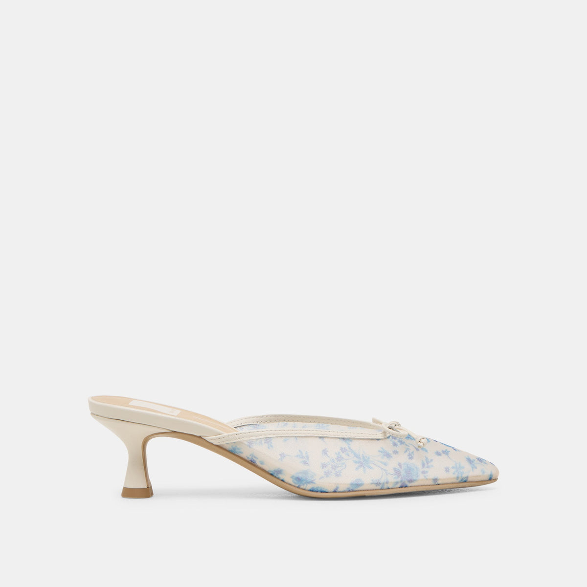 Cleo Blue Floral Mesh Heels - Dolce Vita