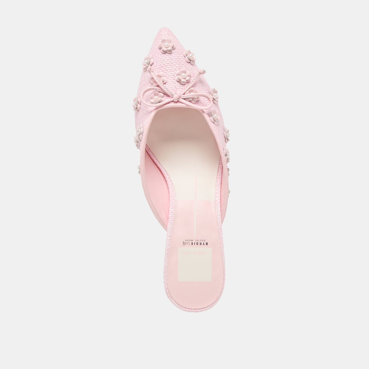 Camilo X Byrdie Golf Pink Raffia Wide Heels - Dolce Vita