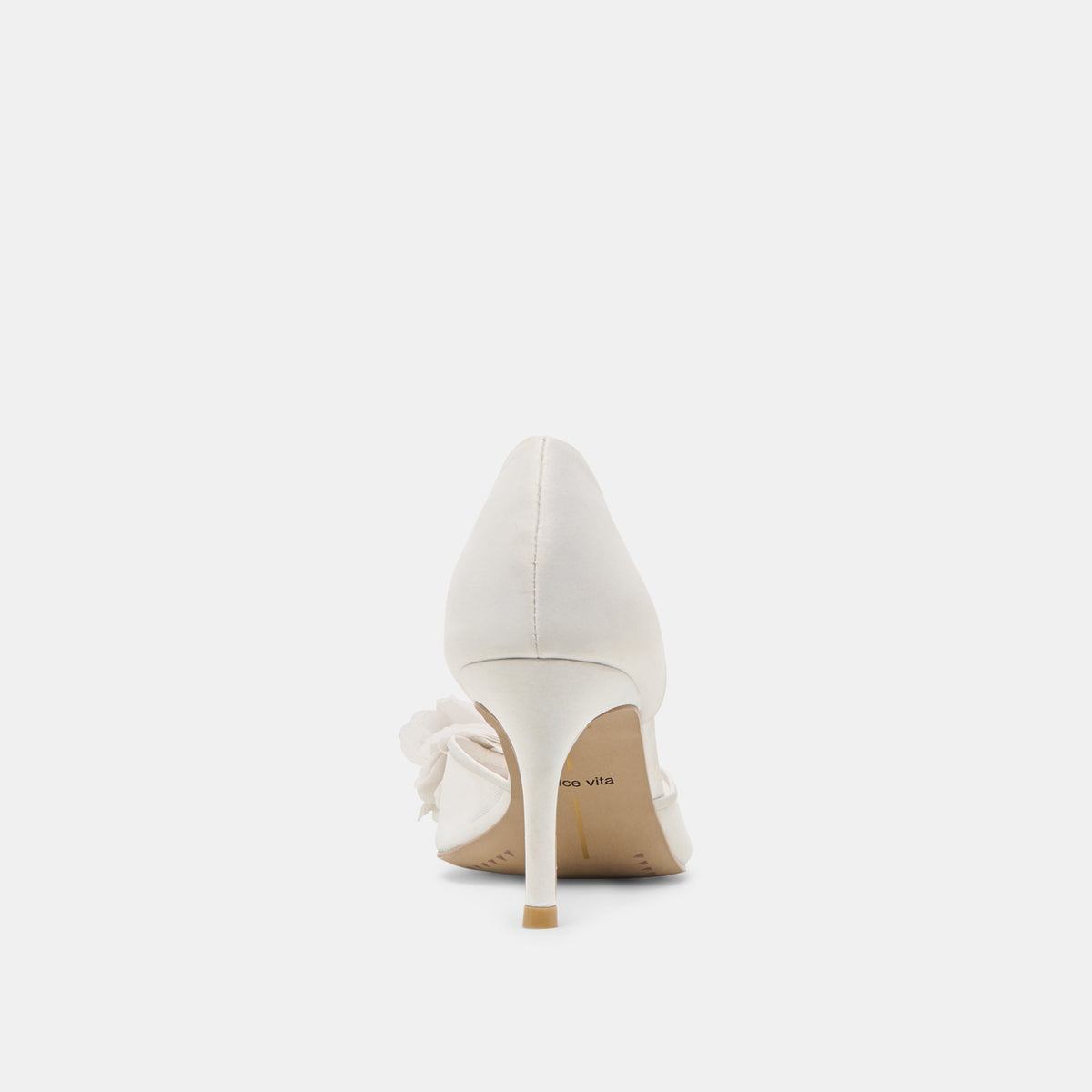 Evelin White Mesh Heels - Dolce Vita