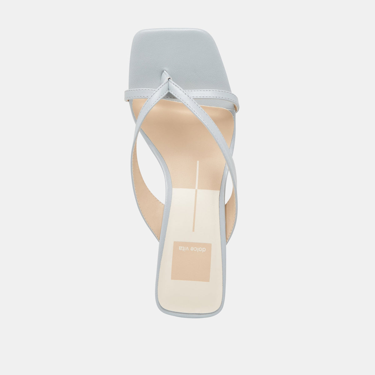 BREVEL HEELS LIGHT BLUE LEATHER - Dolce Vita
