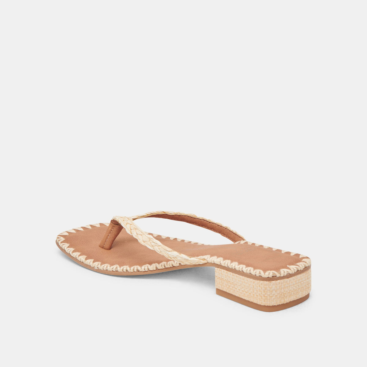 BARTY SANDALS LT NATURAL RAFFIA - Dolce Vita