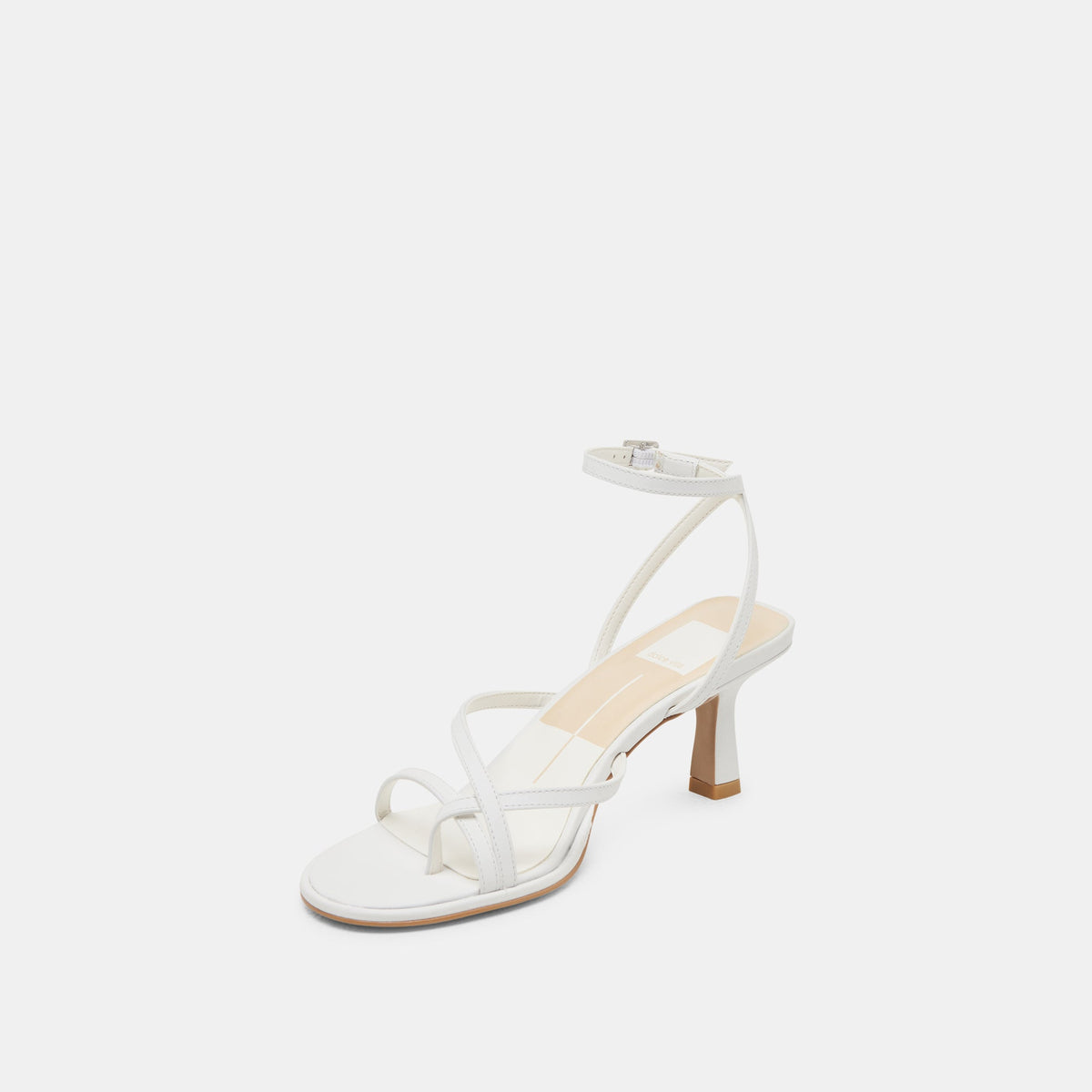 MORAH HEELS TRUE WHITE LEATHER - Dolce Vita