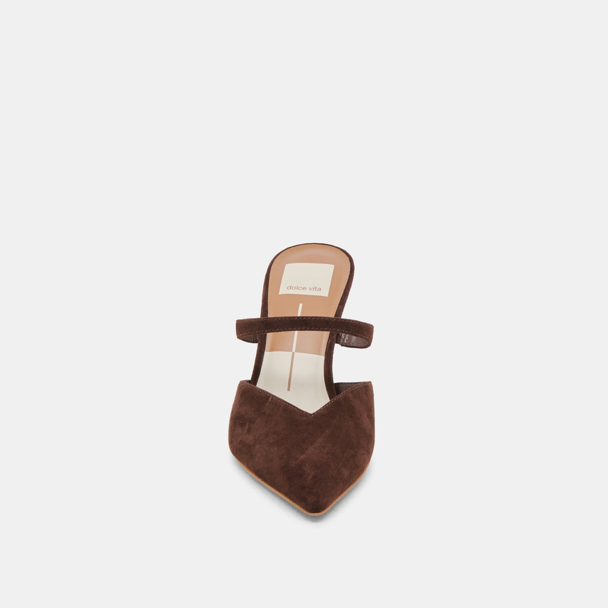 KANIKA HEELS DK BROWN SUEDE - Dolce Vita