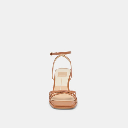 Manji Saddle Leather Heels - Dolce Vita