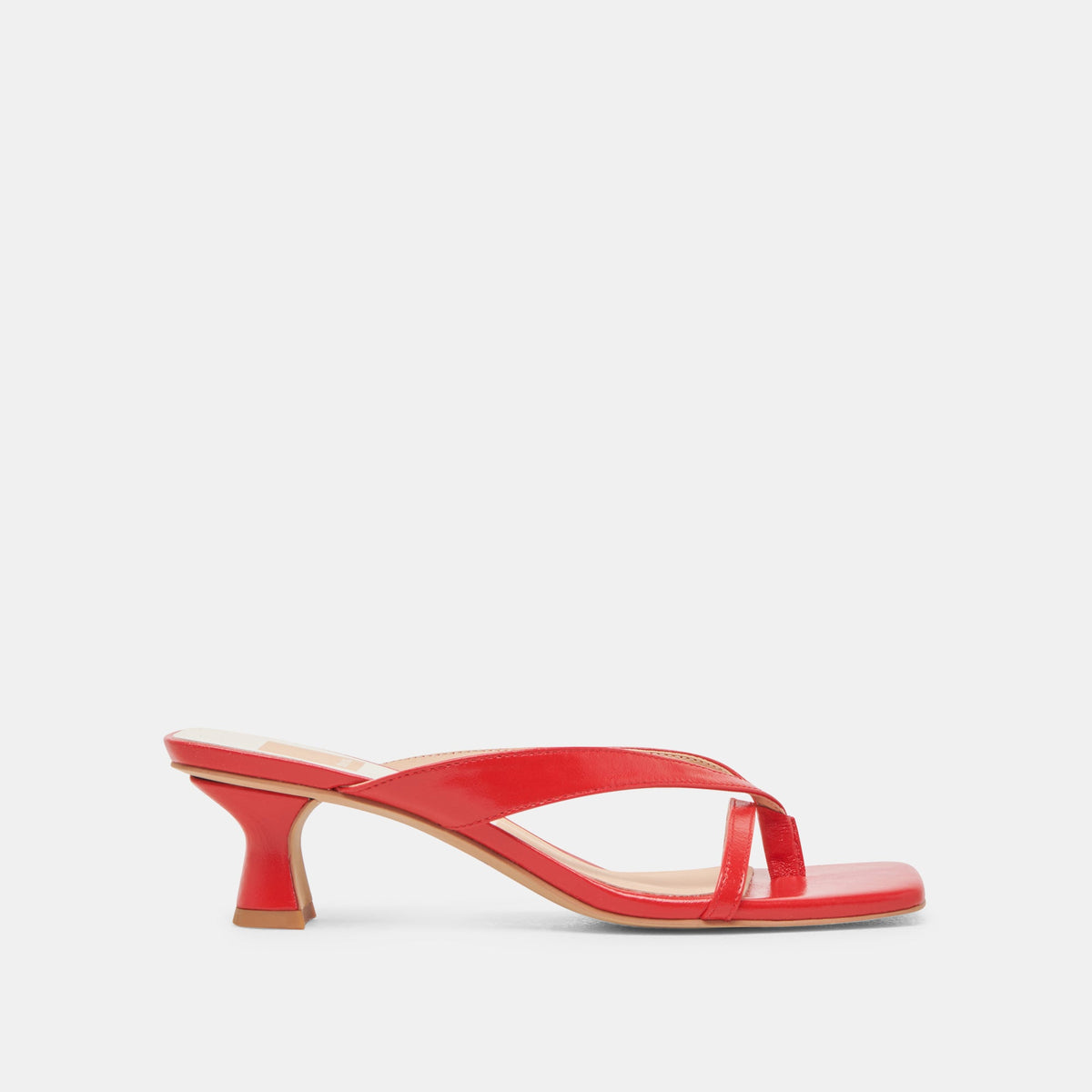 BREVEL HEELS CHILI LEATHER - Dolce Vita